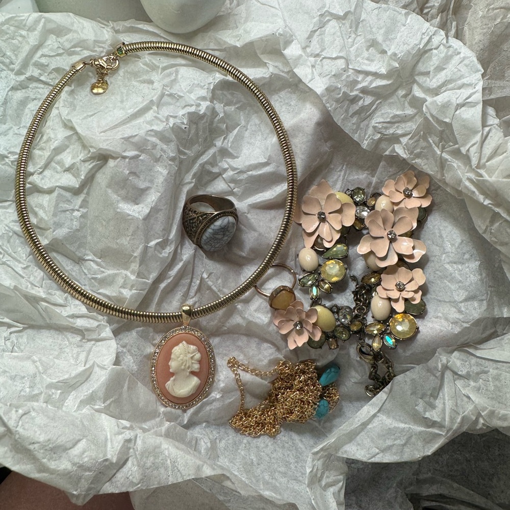 Assorted costume jewelry
